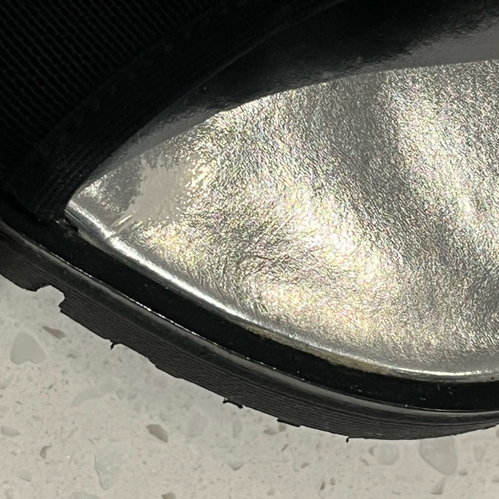 Black and Silver Women's Sandals - Picture 8 of 8